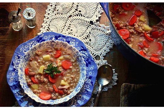 Bean n’ Barley Soup | Ričet. EUROPE, SLOVENIA