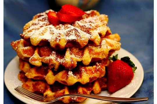 Liege Waffles. BELGIUM, EUROPE