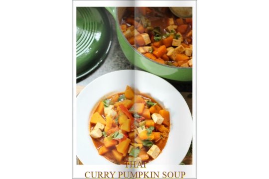 SLOW COOKER THAI CURRY PUMPKIN SOUP. Extraordinary curry food.
