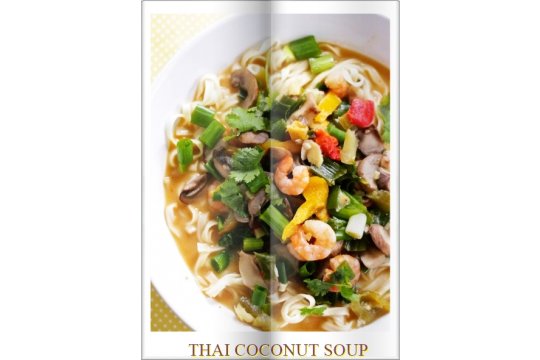 THAI COCONUT SOUP. Extraordinary curry food.