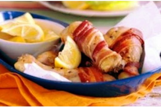 Bacon-Wrapped Chicken Drumsticks