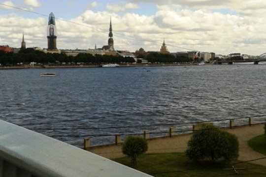 道加瓦河，城市里加，拉脱维亚 |Diana Balahonova