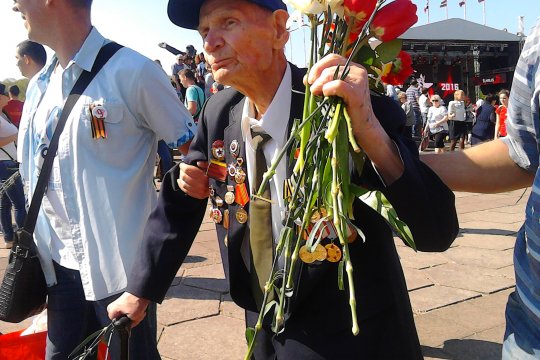 第二次世界大战老兵。里加市，拉脱维亚，2016年5月9日_2 |Diana Balahonova